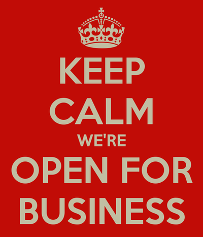 Keep Calm – Business as Usual